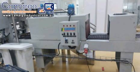 Forno t�nel de encolhimento Euromax para fardos