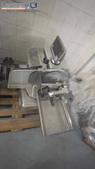 Fatiadora fatiador autom�tico em a�o inox Bizerba para queijos frios embutidos carnes