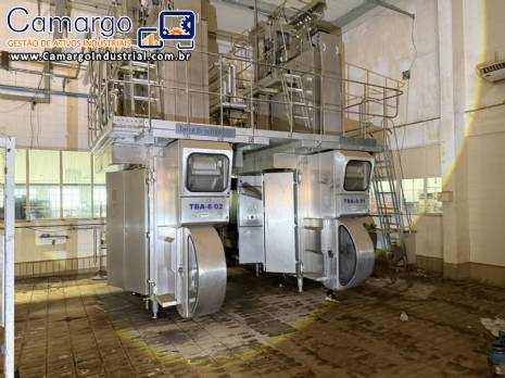 Envasadora ass�ptica Tetra Pak TBA 8 para embalagens cartonadas Tetra Brik