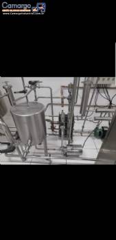 Linha de pasteuriza��o e homogeneiza��o West