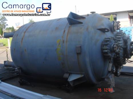 Reator encamisado vidroTaiji 10.000 litros