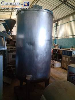 Tanque em inox agita��o 1.200 L