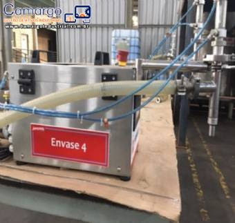 Envasadora 2 bicos semiautom�tica em a�o inox Prymaxx