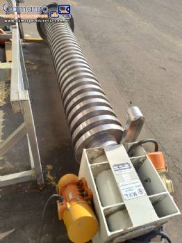 Transportador elevador vibrat�rio espiral vertical em a�o inox MVL
