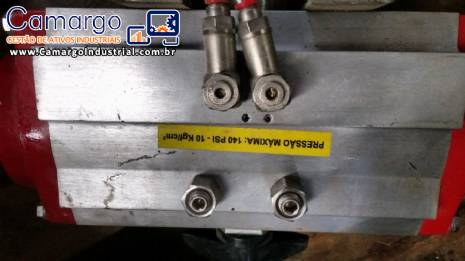 V�lvula com atuador pneum�tico MGA