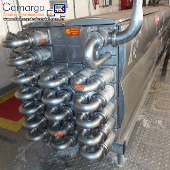 Linha de pasteuriza��o tubular Tetra Pak