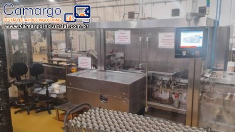 Encartuchadeira horizontal cont�nua Fabrima CPF coleiro Nordson 2018