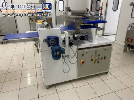 Linha de massa de pizza pães panificação boleadora cônica laminadora forno contínuo FIMAK, Líder Indústria Mecânica, Gás Service Industrial Linha de massa de pizza pães panificação boleadora cônica laminadora forno contínuo FIMAK, Líder Indústria Mecânica, Gás Service Industrial